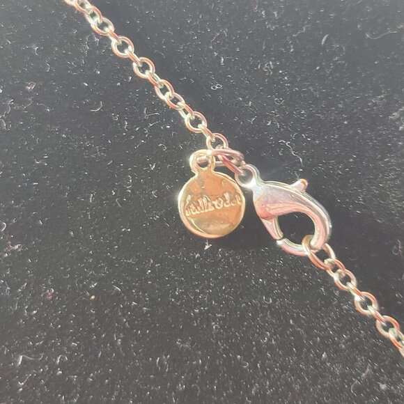 Stella & Dot Gold-Tone Modest Classic Chain Necklace With Teardrop Accents - Picture 4 of 4